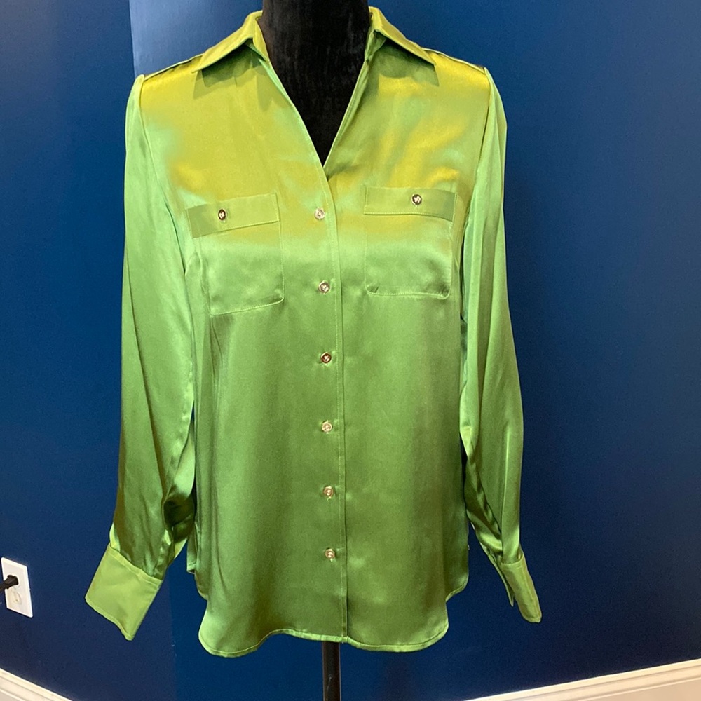 ETCETERA Silk Blouse size 4